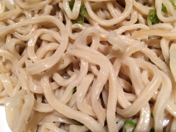 Detail of the noodles.